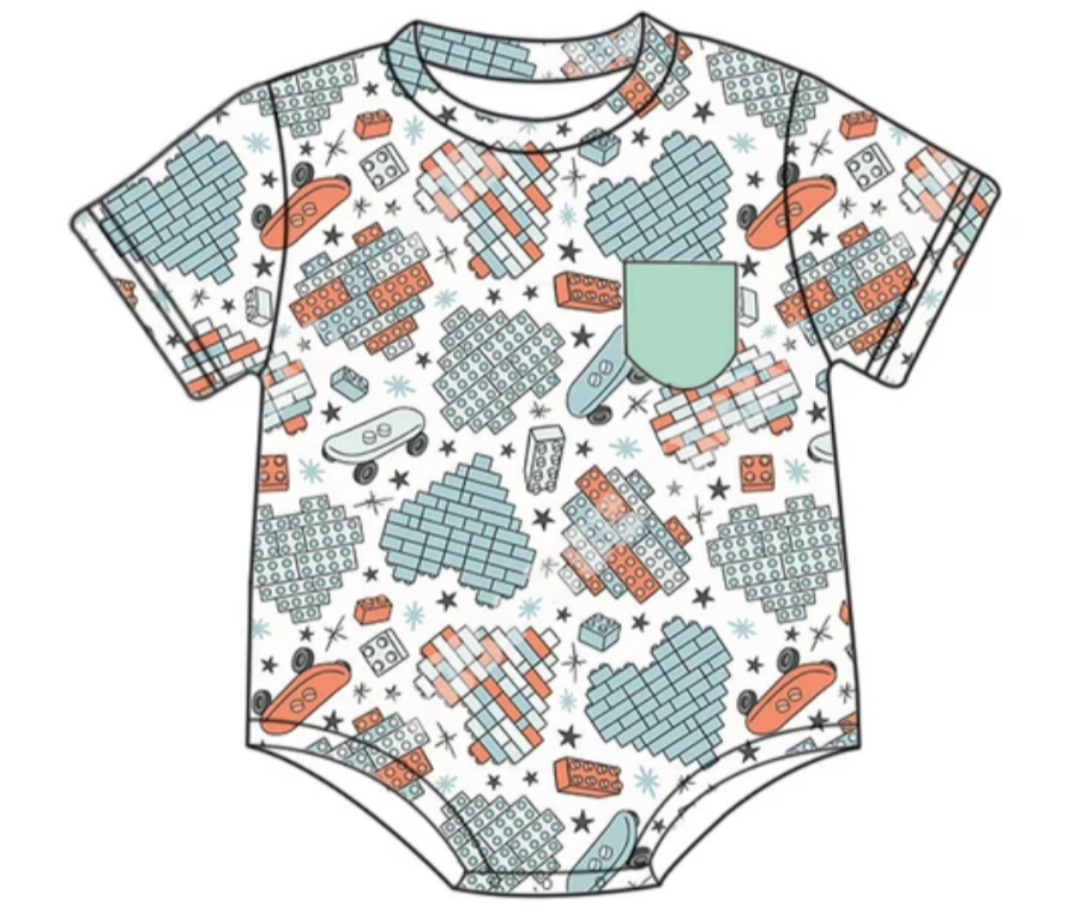 LEGGO Love Bamboo Snap Onesie