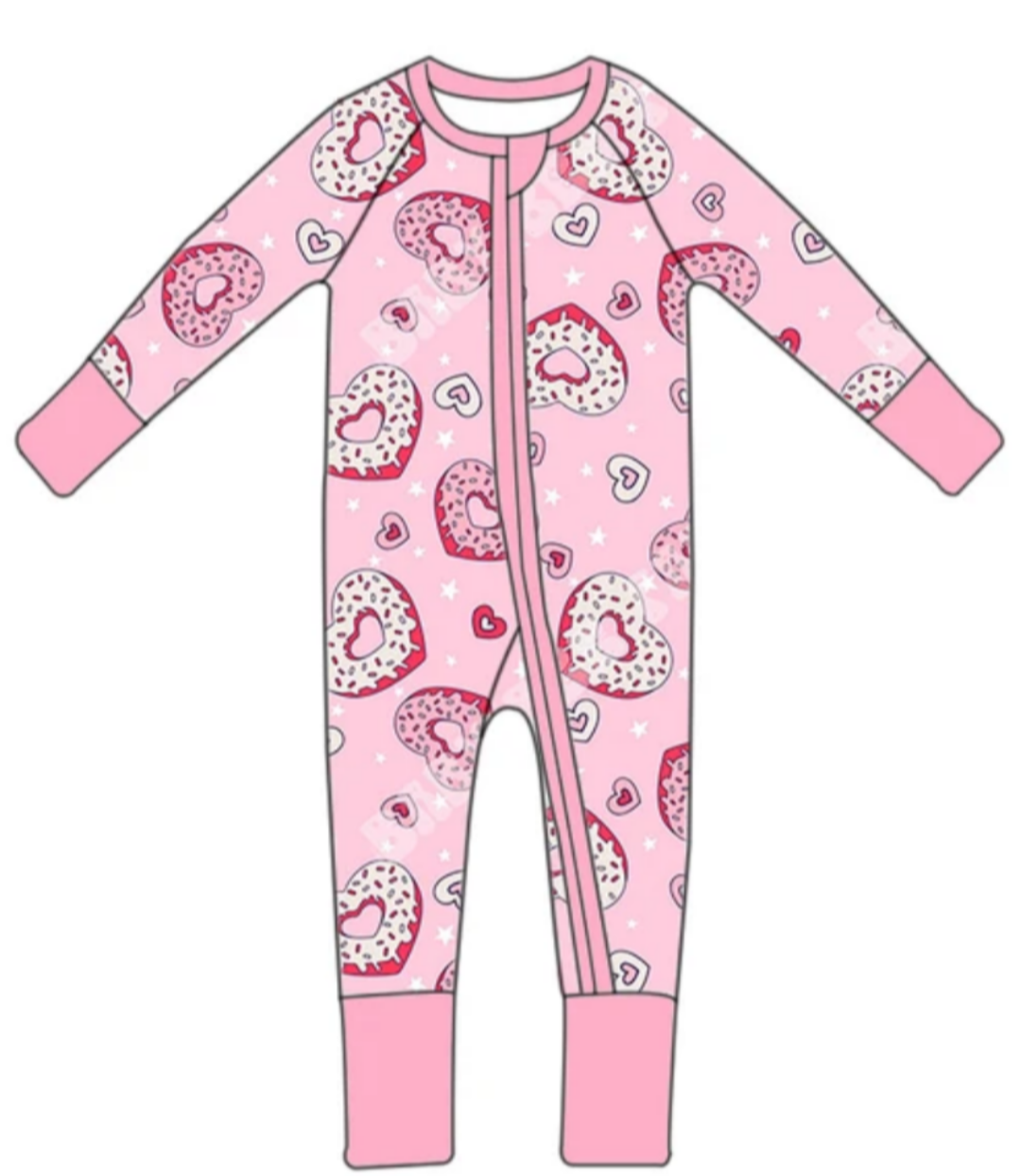 "Sprinkle My Donut 🍩 With Love" bamboo convertible zippy