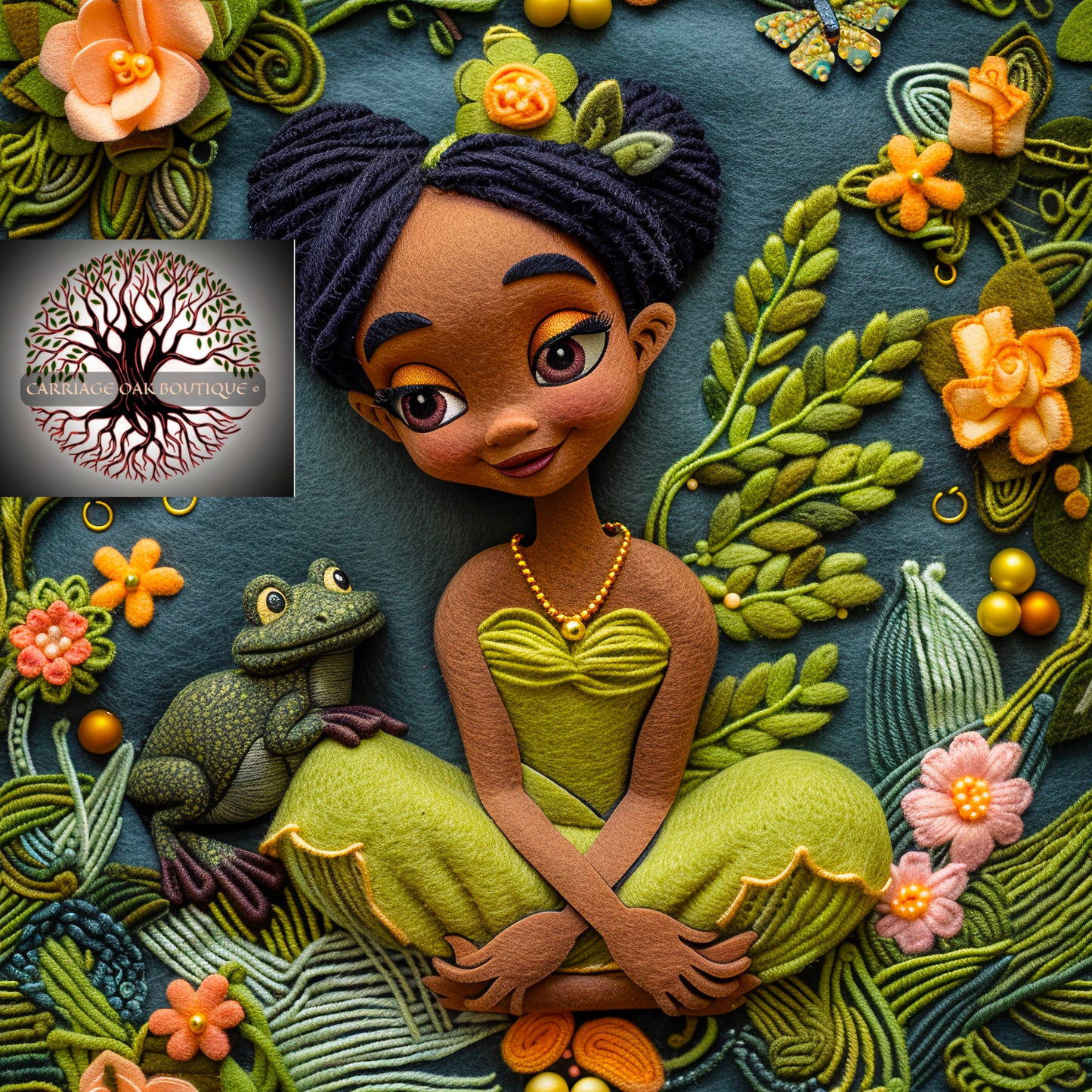 3D "Princess & The Frog " Bamboo Convertible Zippy